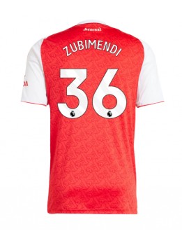 Arsenal Martin Zubimendi #36 Replika Hemmakläder 2025-26 Kortärmad